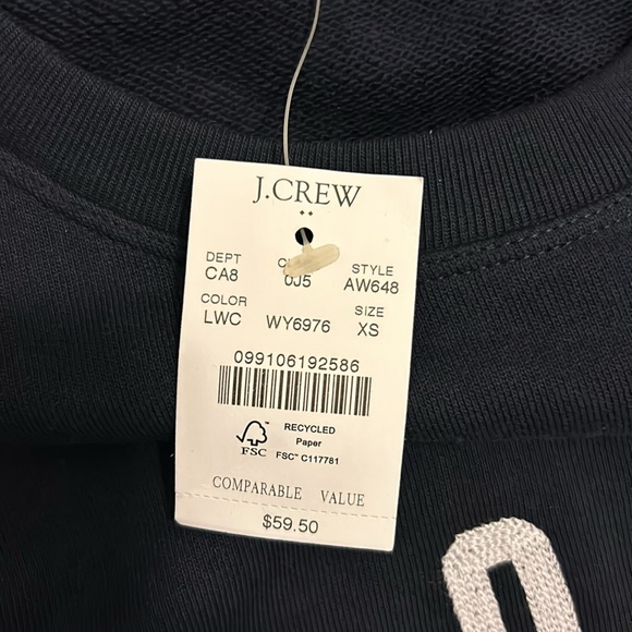 J. Crew Factory Long Weekend Sweatshirt - Picture 3 of 3
